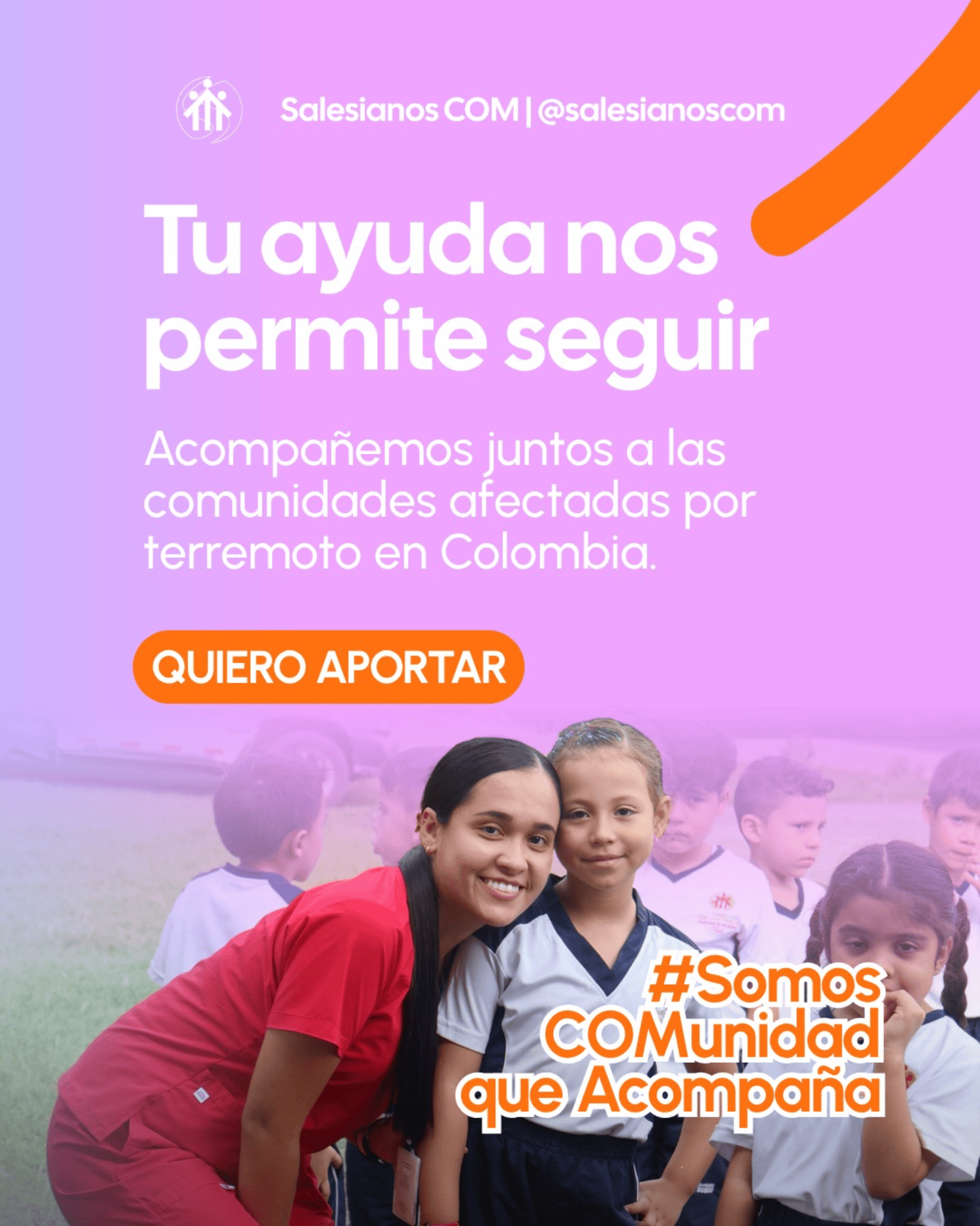 Tu ayuda nos permite seguir movil