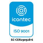 Sello Icontec ISO 9001 de gestión de la calidad